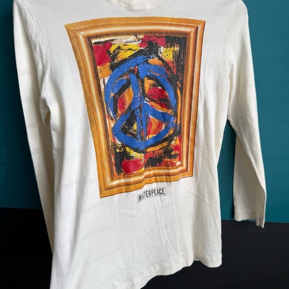 Moschino Long Sleeve Tee with Masterpiece Design - Picture 2 of 10